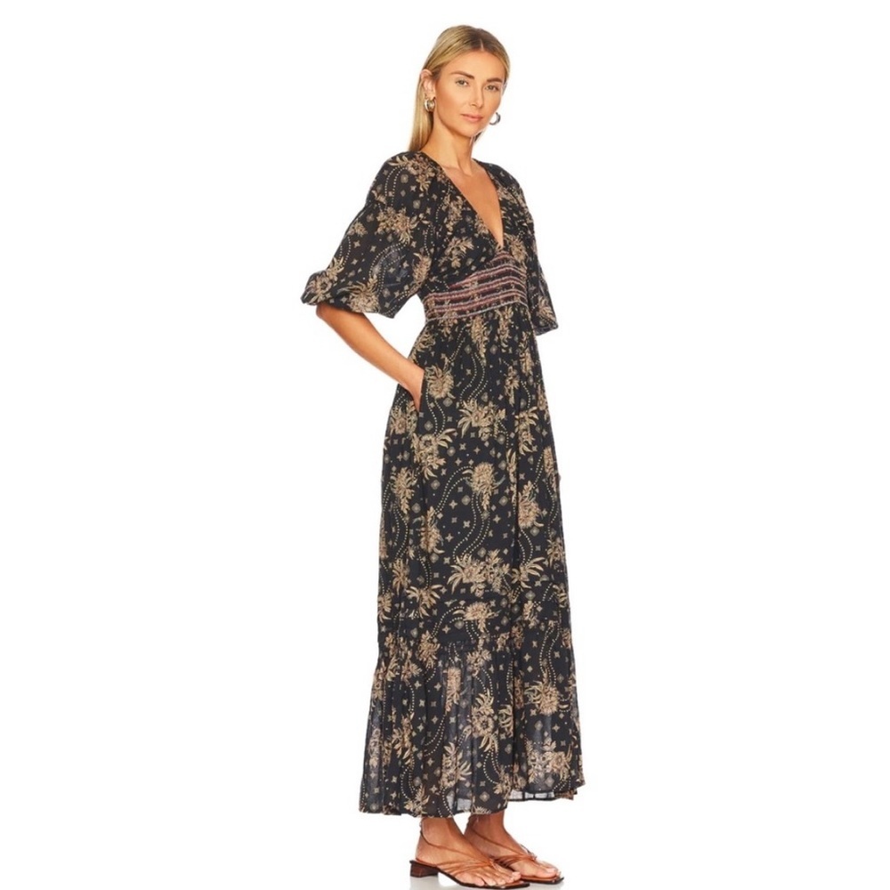 Free People Golden Hour Maxi Dress in Black - Picture 6 of 10
